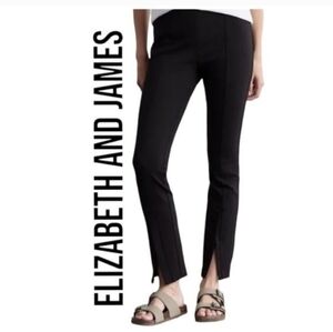 Elizabeth and James Black Straight Leg Pants